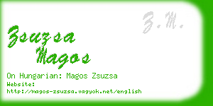 zsuzsa magos business card